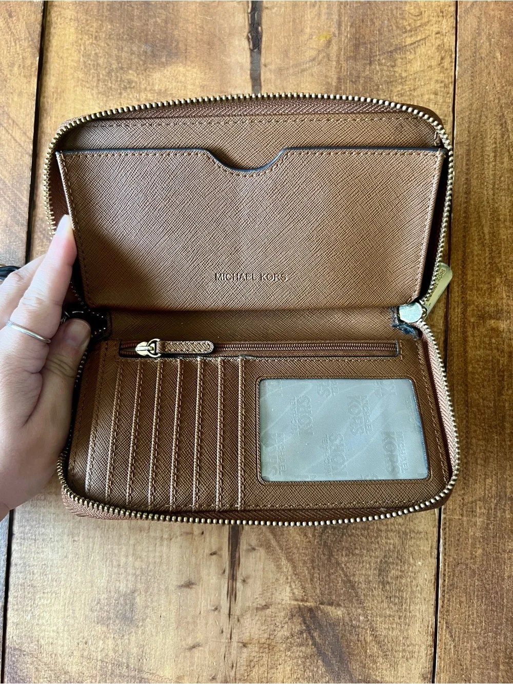 Michael Kors Fulton MG Leather Phone Case Wallet